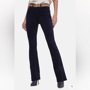 L'AGENCE Stevie Velvet Jeans - Dark Blue